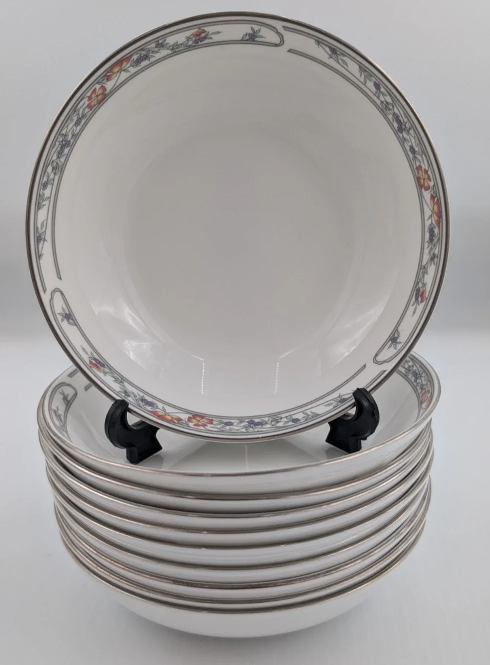 Royal Doulton Arlington Coupe Cereal Bowl Set of 10 Bowls 7